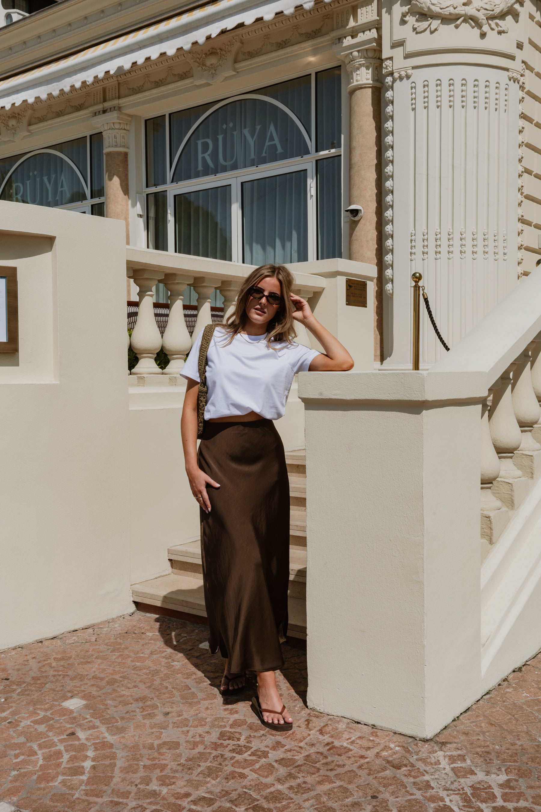 VMLIVIA Long Skirt - Chocolate Brown